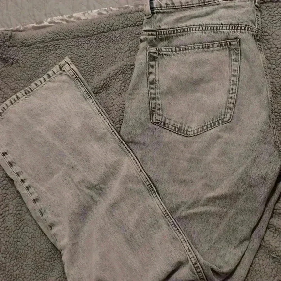 H&M wide leg blue jeans sz 8 worn once - Picture 1 of 6